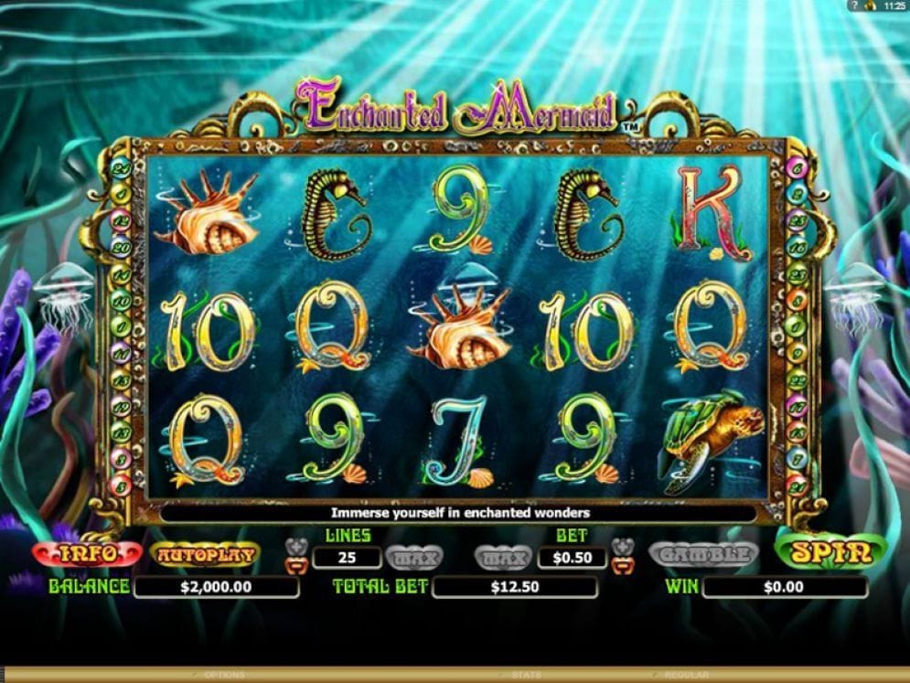 Enchanted Mermaid online Videoslot