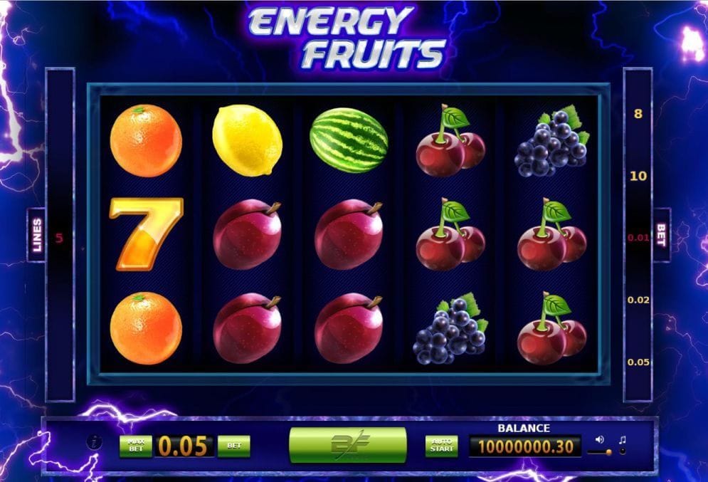 Energy Fruits Energy Fruits online Spielautomat
