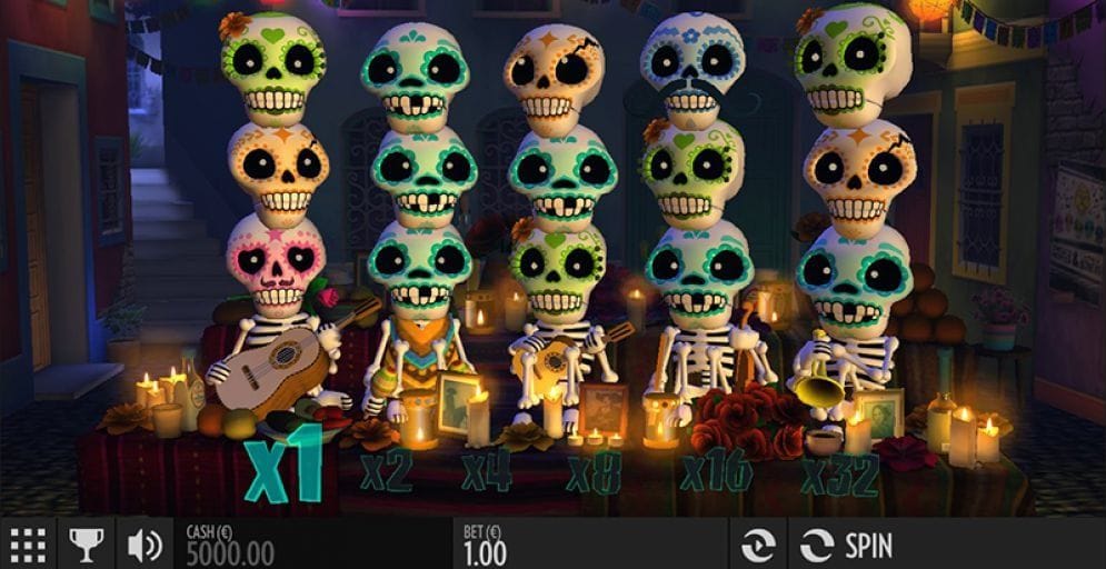 Esqueleto Explosivo online Spielautomat