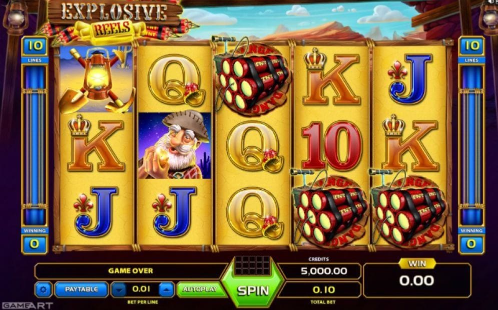Explosive Reels online Video Slot