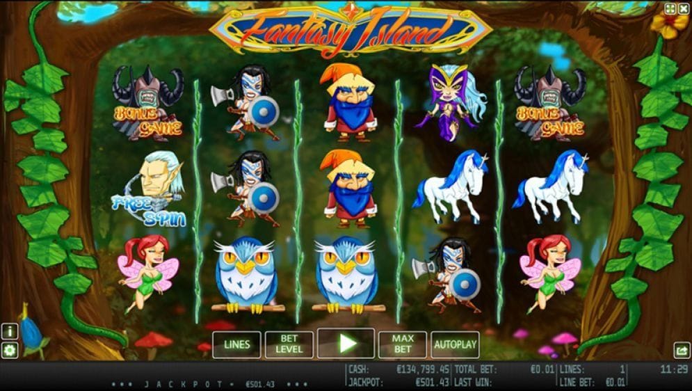 Fantasy Island Fantasy Island Video Slot