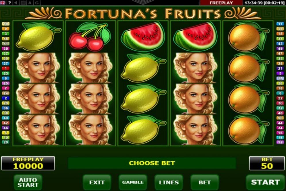 Fortuna's Fruits Video Slot