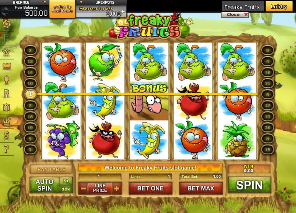 Freaky Fruits Freaky Fruits Automatenspiel