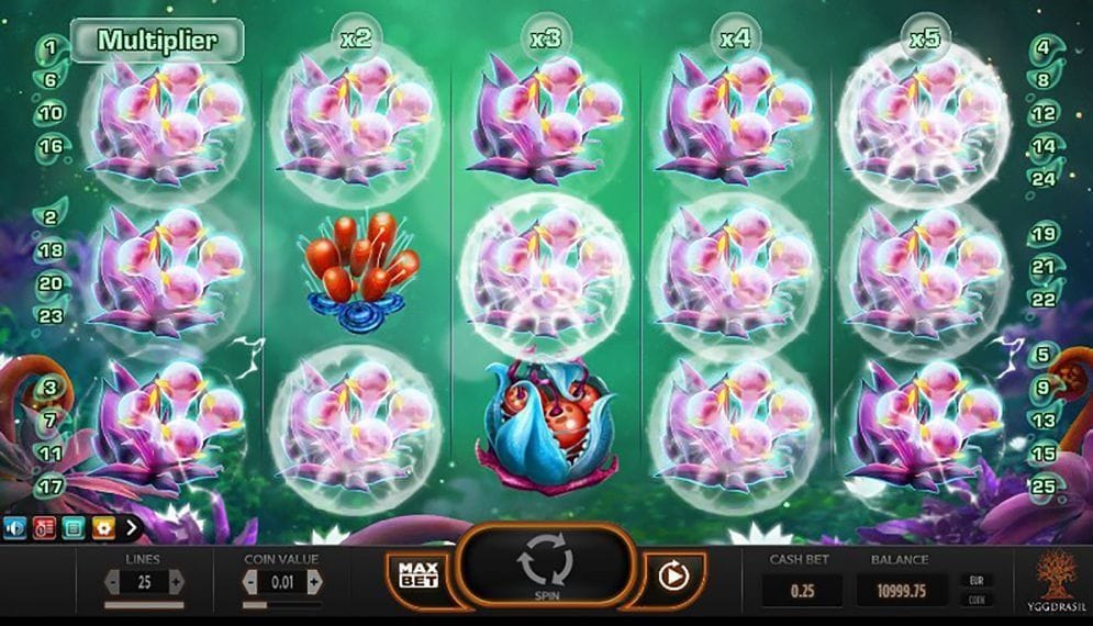 Fruitoids online Geldspielautomat