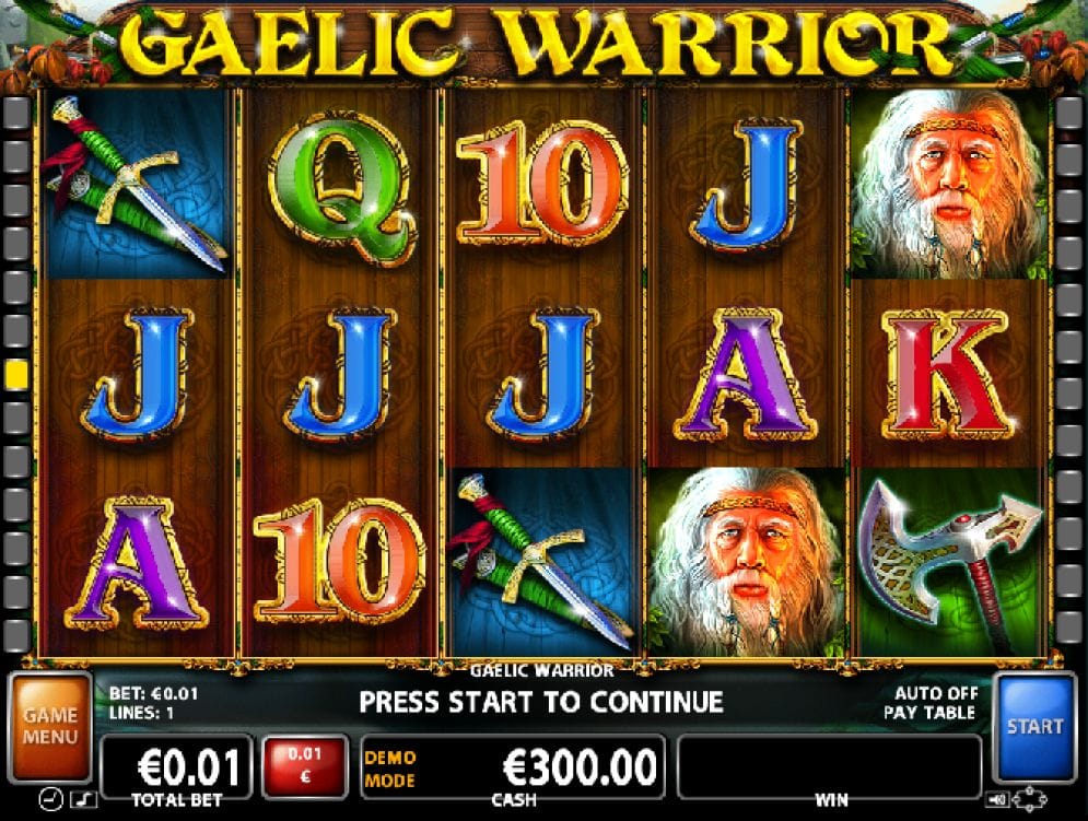 Gaelic Warrior Gaelic Warrior Video Slot