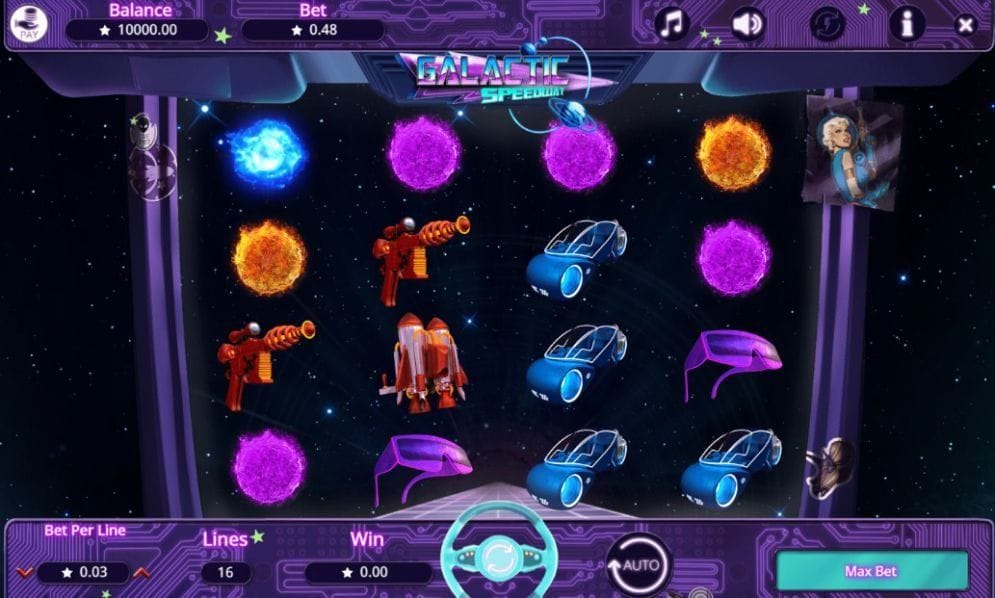 Galactic Speedway Slotmaschine