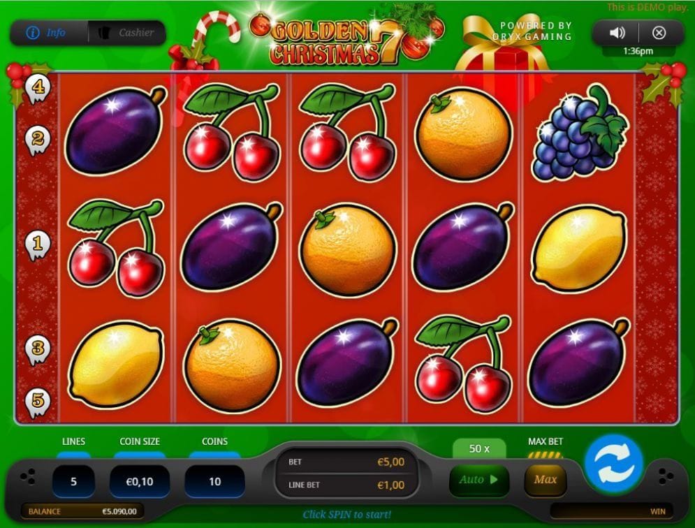 Golden 7 Christmas Spielautomat