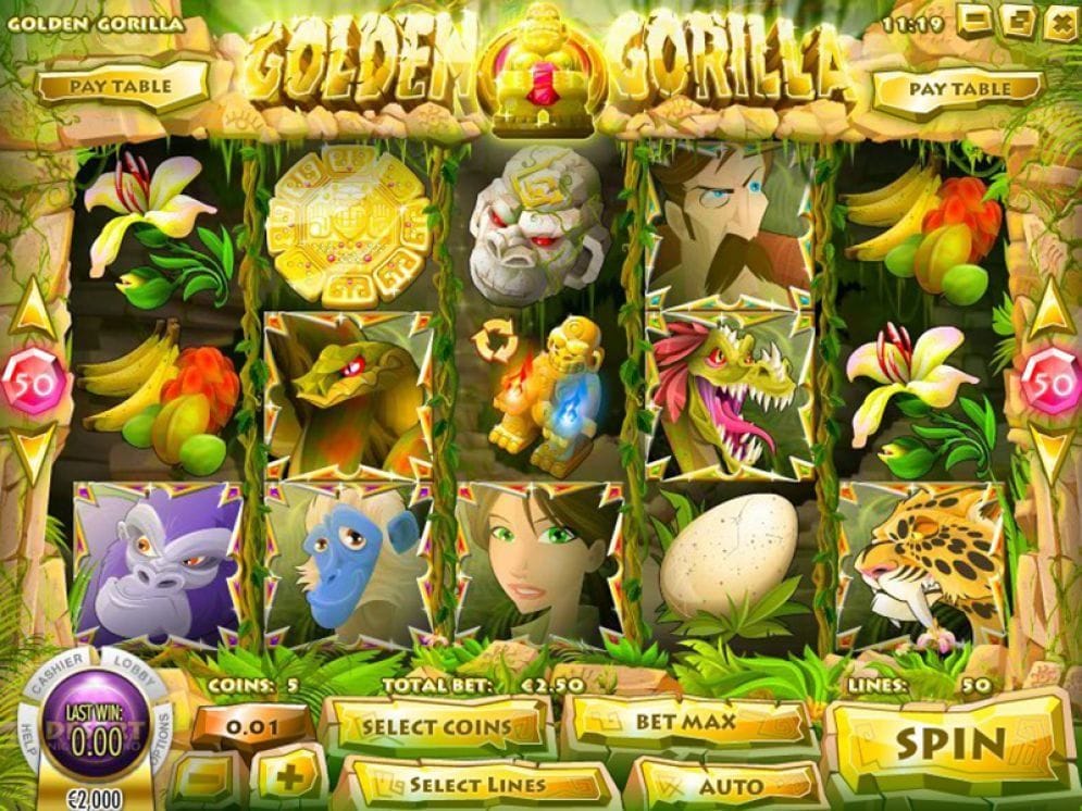Golden Gorilla Videoslot