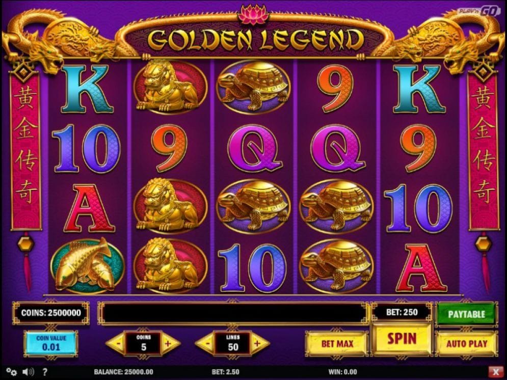 Golden Legend Videoslot