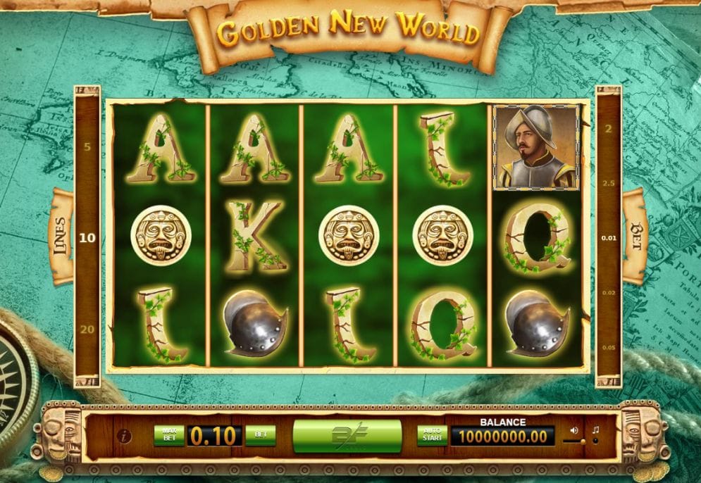 Golden New World online Video Slot