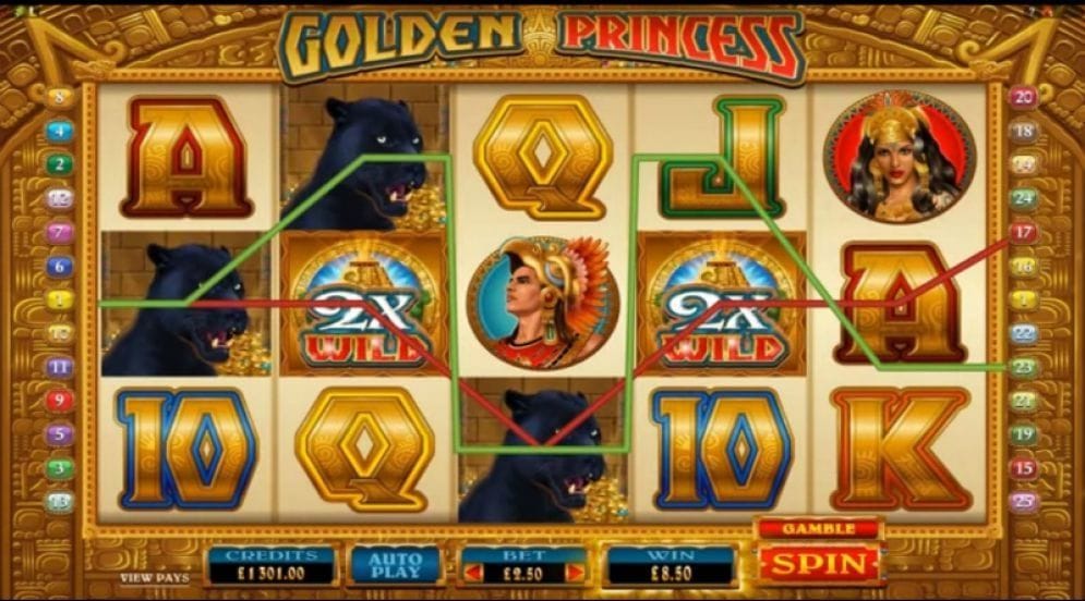 Golden Princess online Videoslot
