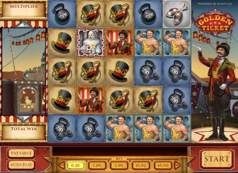 Golden Ticket online Casinospiel