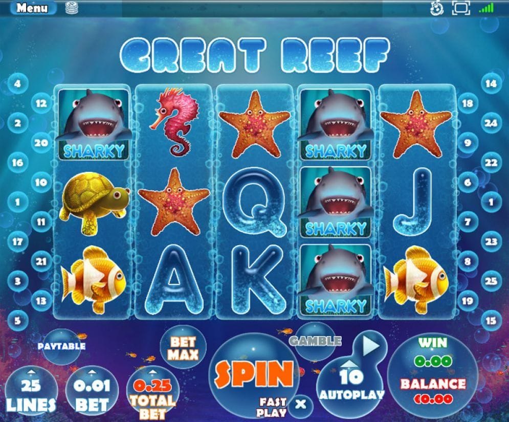Great Reef online Videoslot