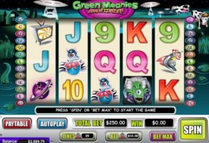 Green Meanies from Outta Space Videoslot freispiel