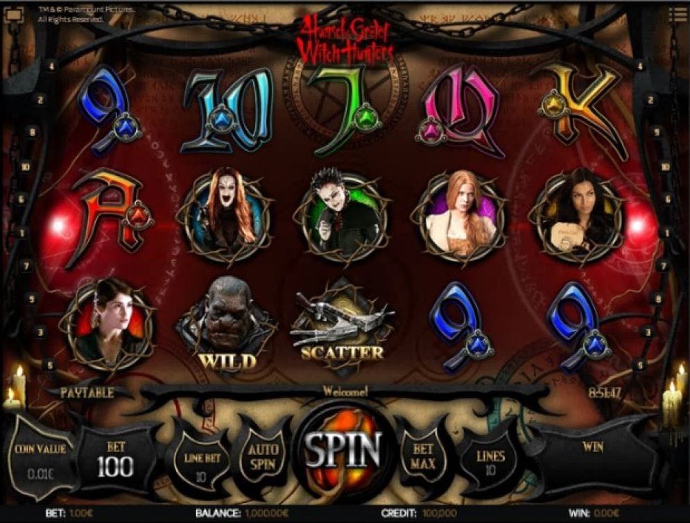 Hansel & Gretel Witch Hunters Video Slot