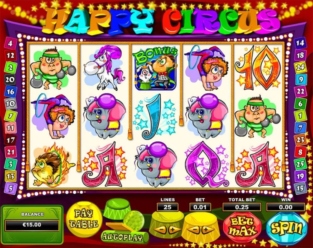 Happy Circus Happy Circus online Videoslot