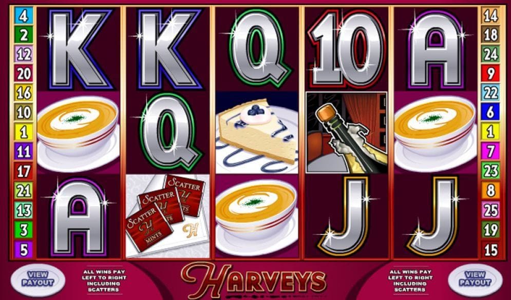 Harvey's online Spielautomat