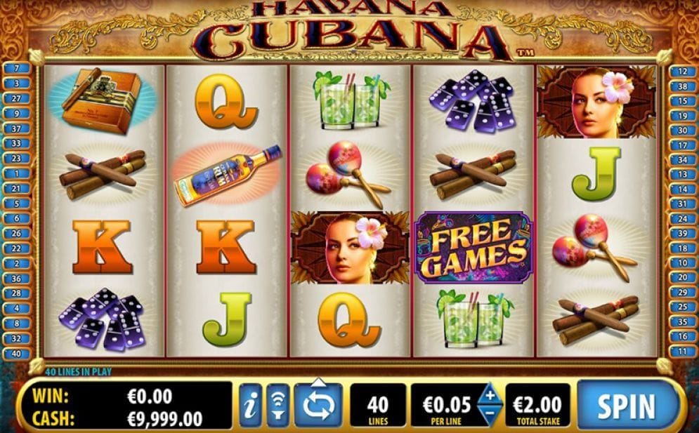 Havana Cubana online Videoslot