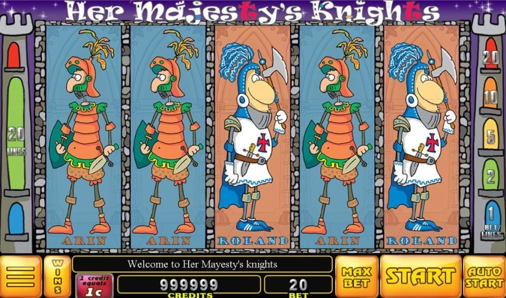 Her Majesty's Knights Casinospiel
