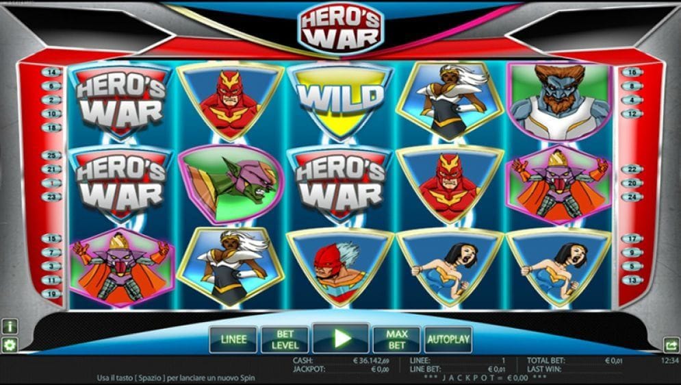 Hero's War online Video Slot