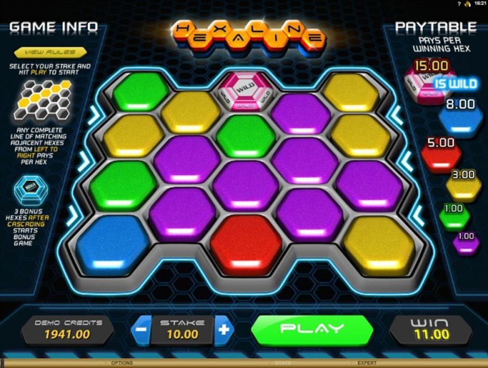 Hexaline Slotmaschine