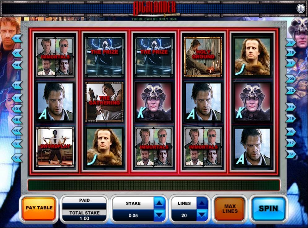Highlander Spielautomat