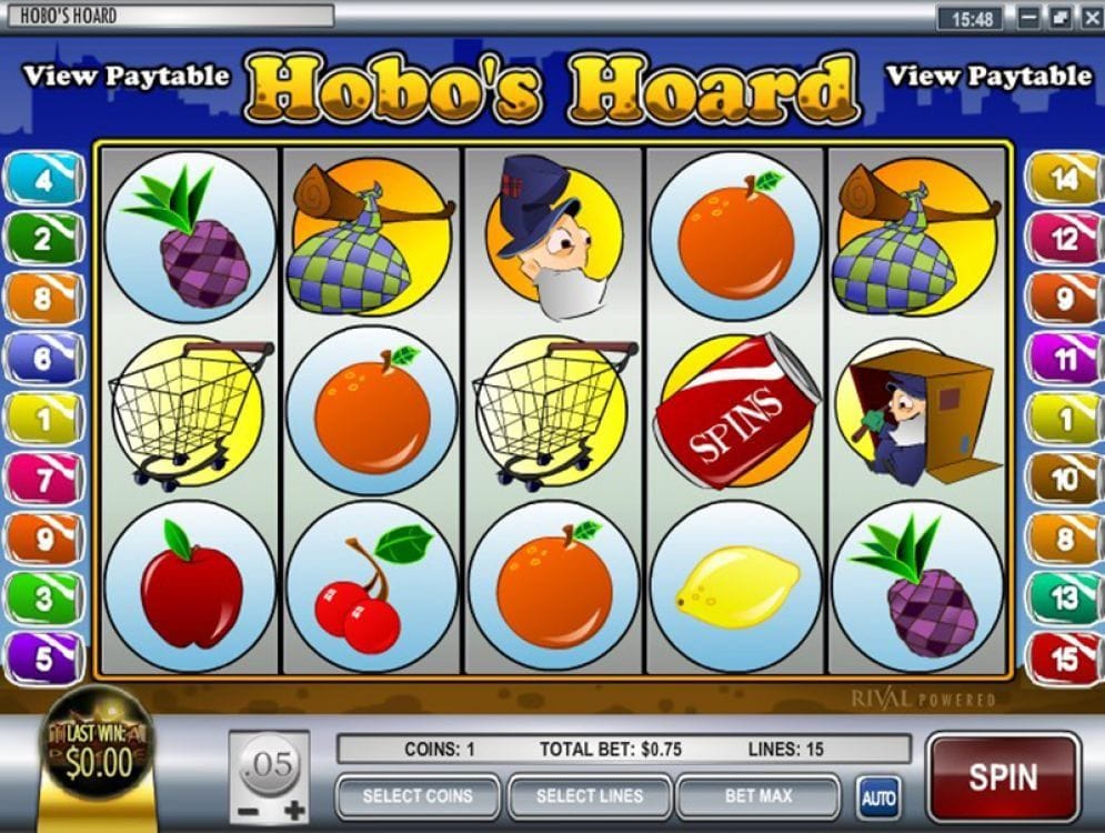Hobo's Hoard Hobo's Hoard online Geldspielautomat