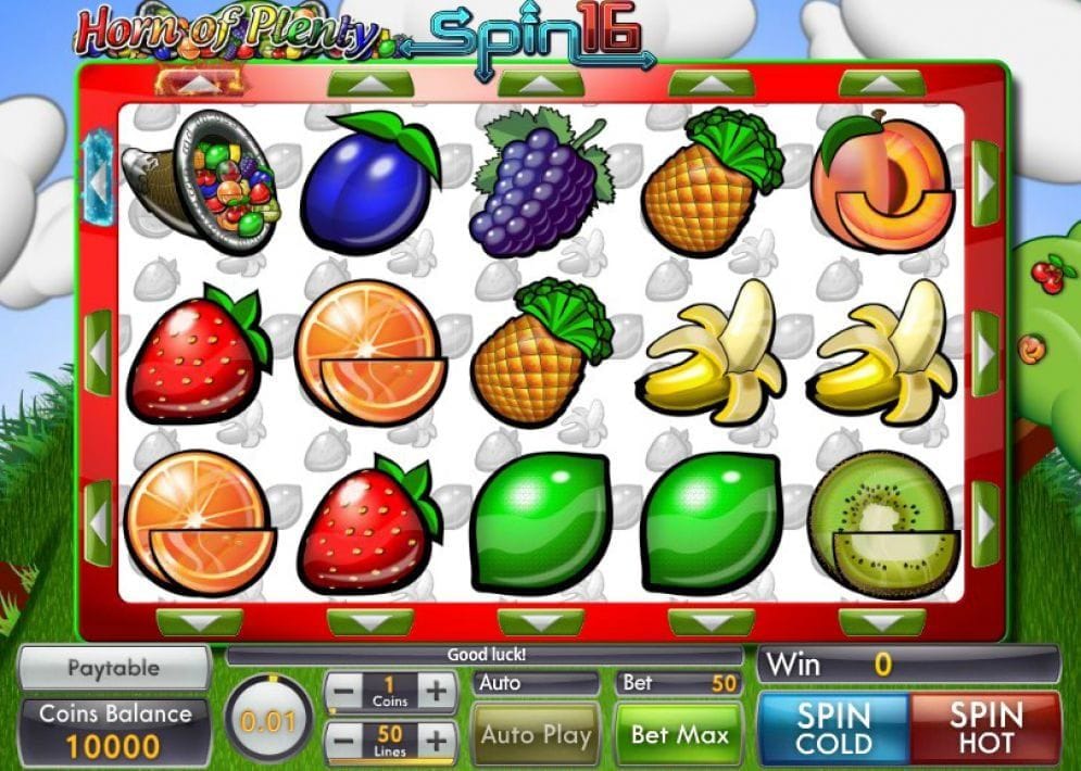Horn Of Plenty Spin 16 Spielautomat