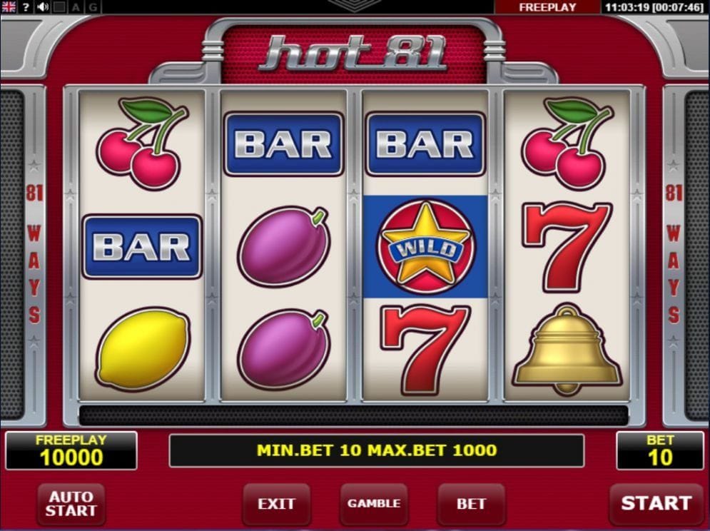 Hot 81 Automatenspiel