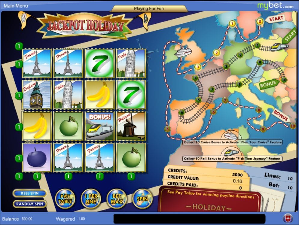 Jackpot Holiday Video Slot