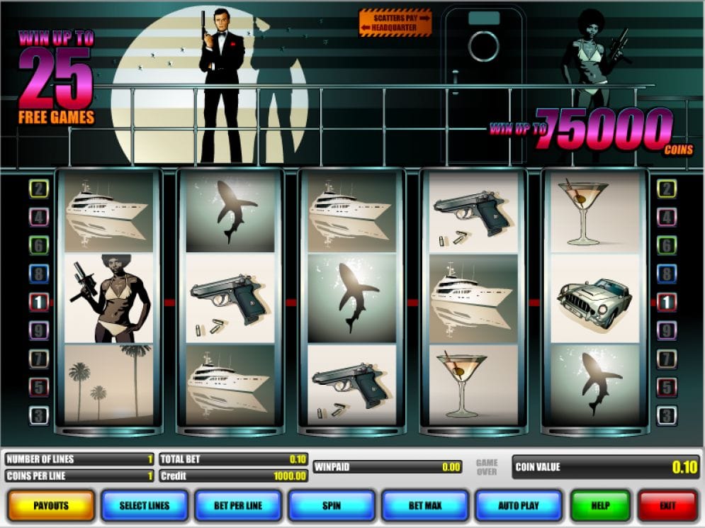 James Band online Geldspielautomat