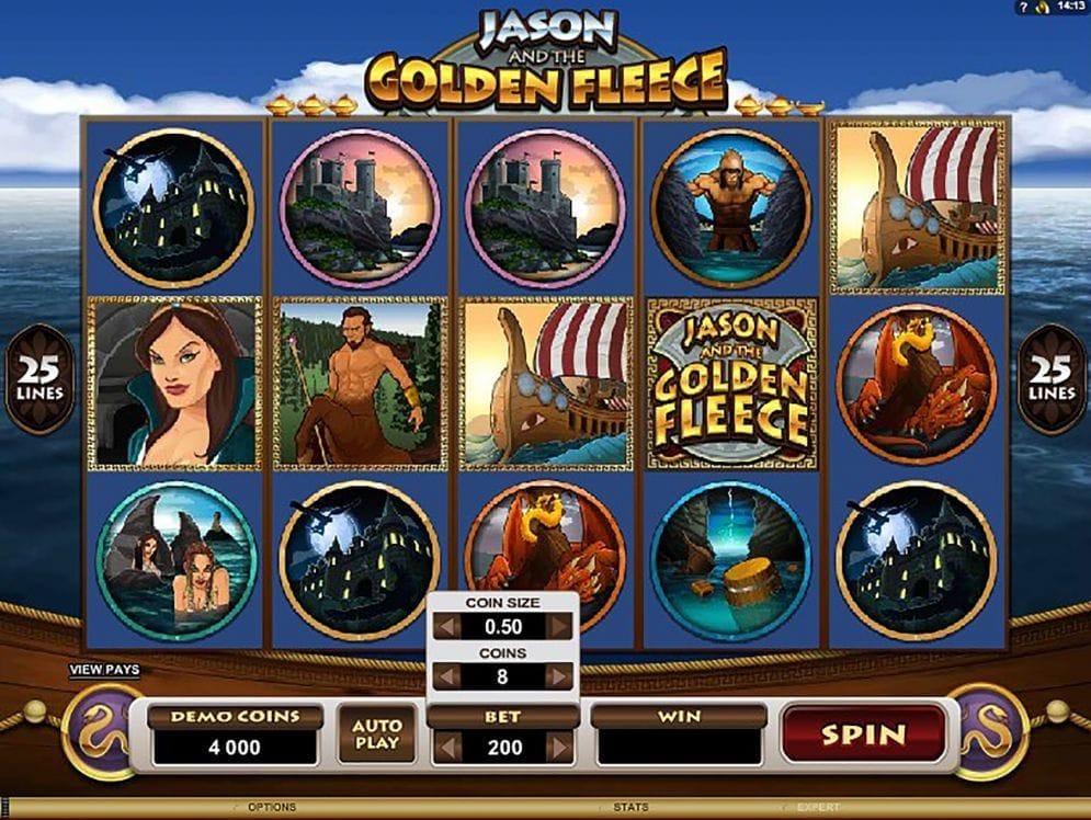Jason and the Golden Fleece online Video Slot