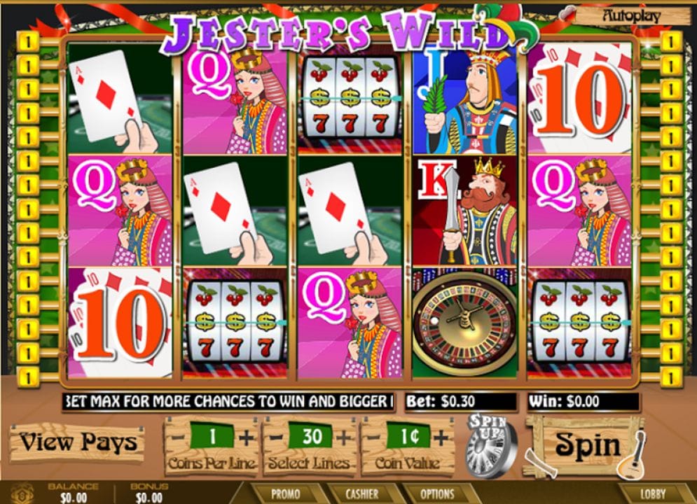 Jester's Wild Casino Spiel