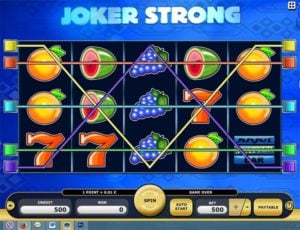 Joker Strong Videoslot ohne Anmeldung