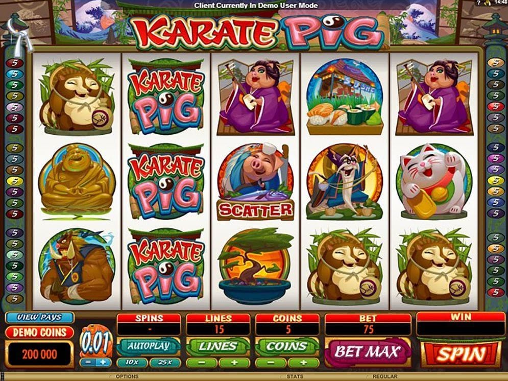 Karate Pig Karate Pig Spielautomat