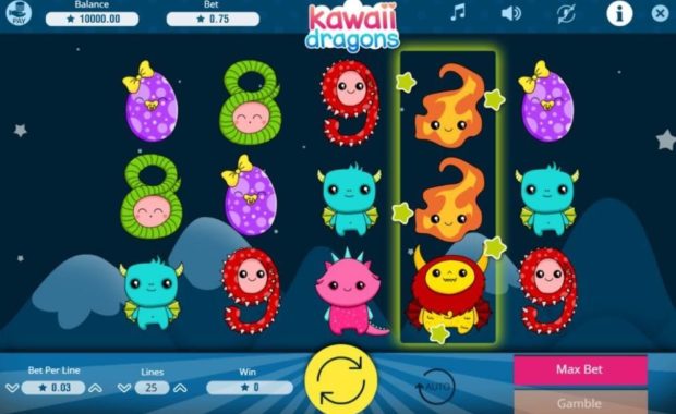Kawaii Dragons Videoslot freispiel