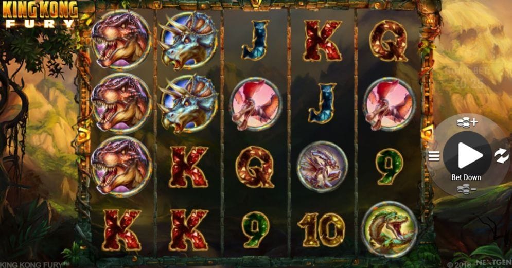 King Kong Fury online Videoslot