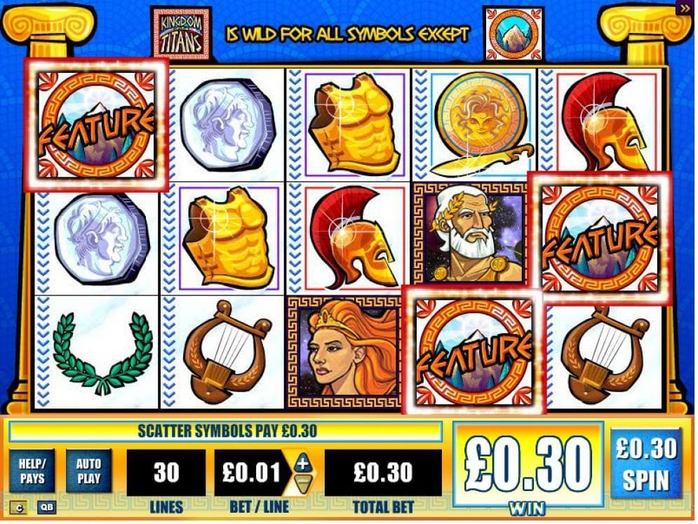 Kingdom of the Titans online Video Slot