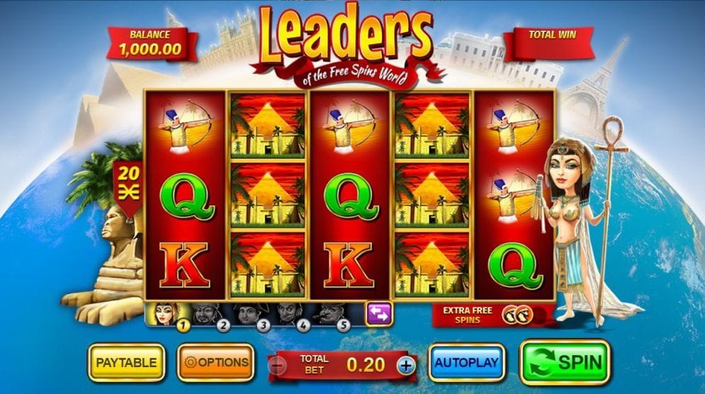 Leaders of the Free Spin World Leaders of the Free Spin World online Slotmaschine