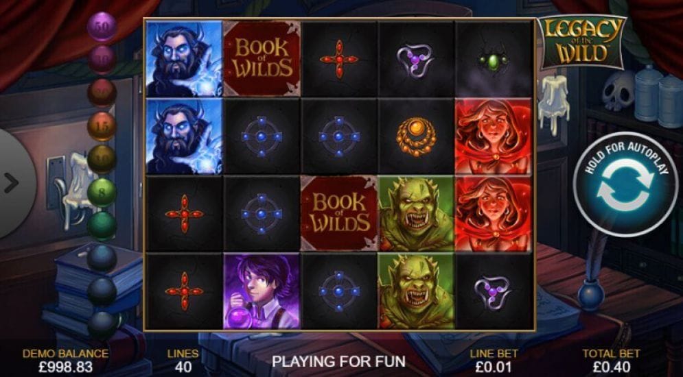 Legacy of the Wild online Slotmaschine