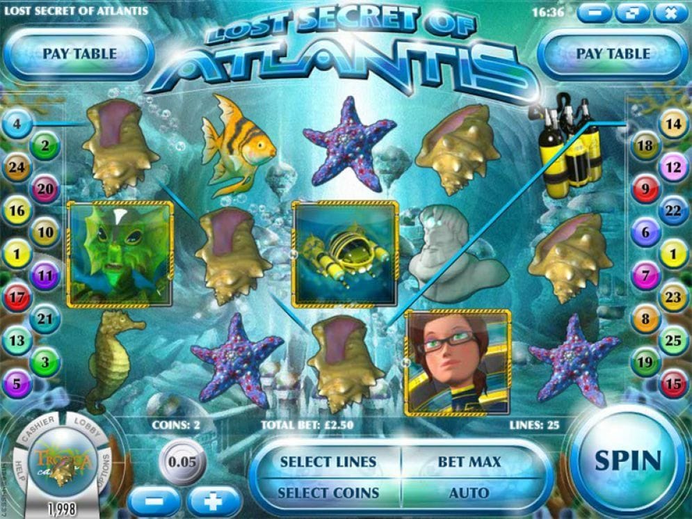 Lost Secret of Atlantis Spielautomat