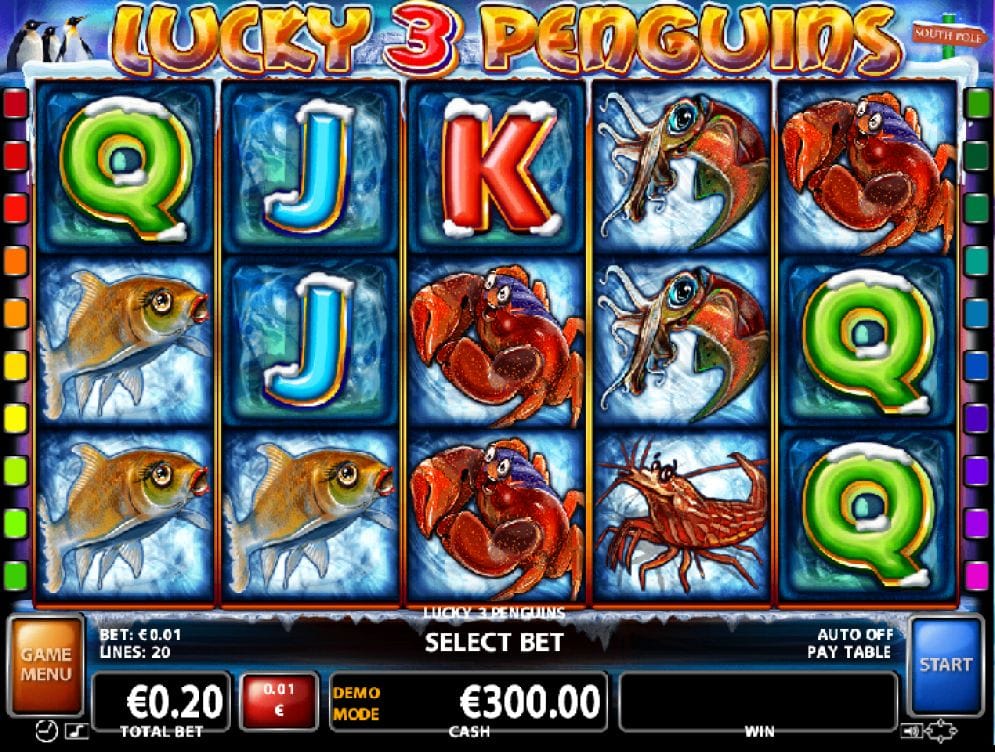 Lucky 3 Penguins Lucky 3 Penguins online Geldspielautomat