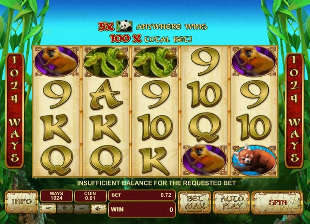 Lucky Panda online Slotmaschine