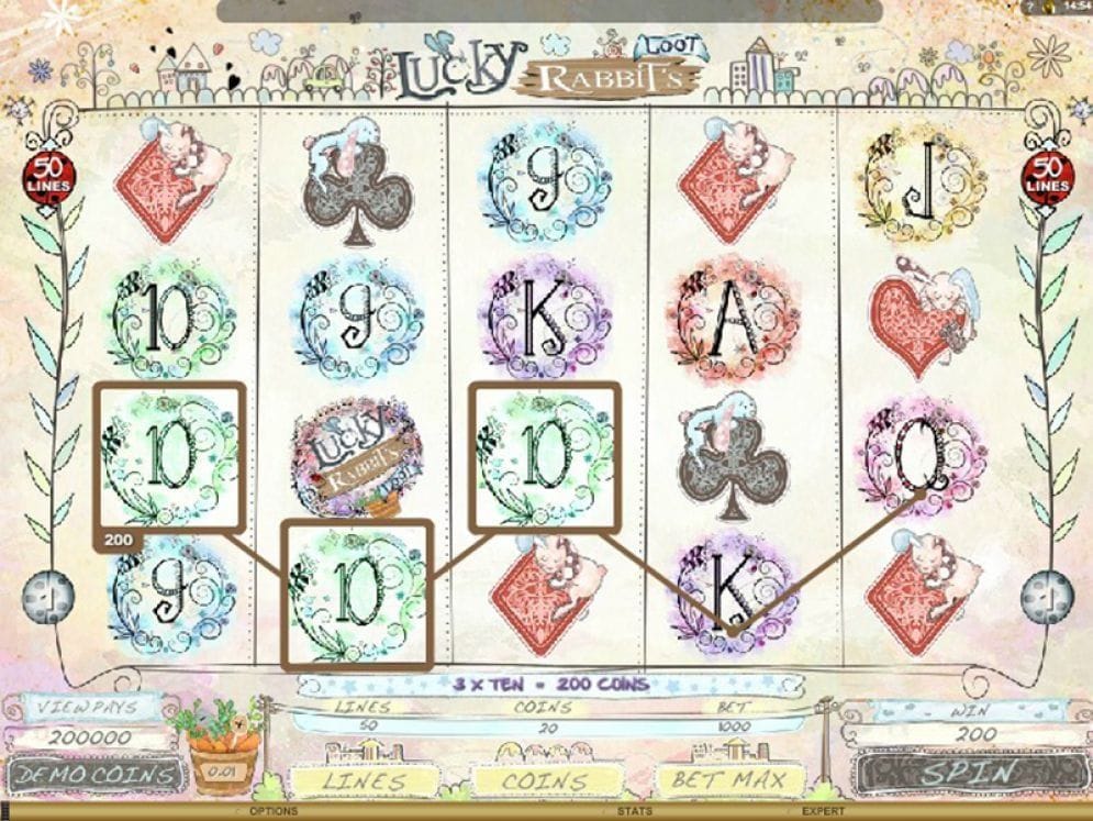 Lucky Rabbits Loot online Slotmaschine