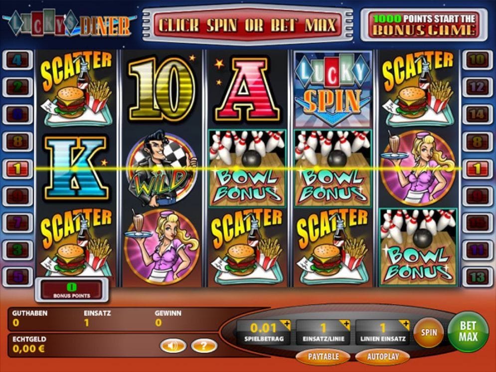 Lucky's Diner online Slotmaschine