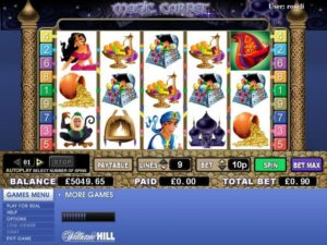 Magic Carpet Spielautomat online spielen