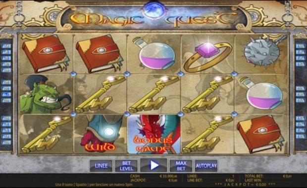 Magic Quest Slotmaschine kostenlos spielen
