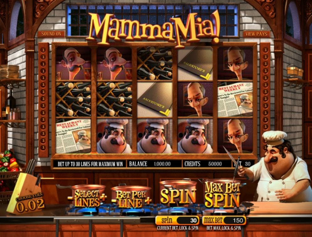 Mamma Mia Mamma Mia online Slotmaschine