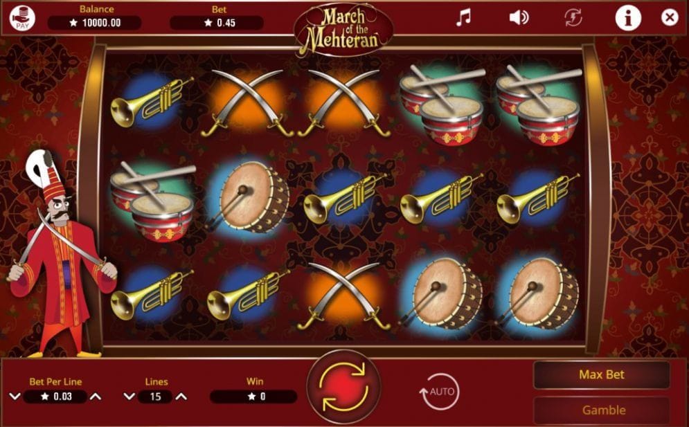 March of the Mehteran March of the Mehteran online Geldspielautomat