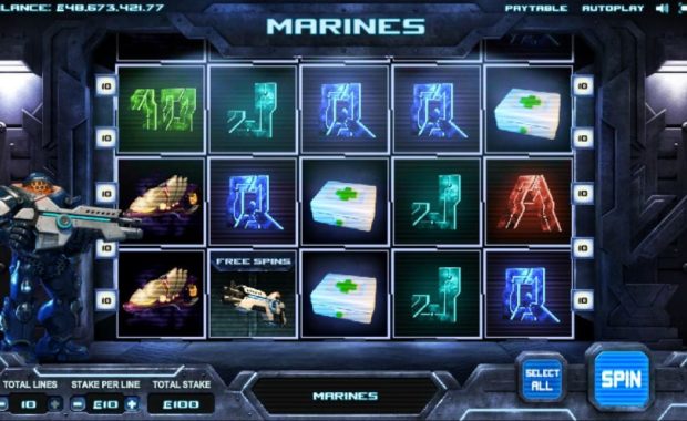 Marines Slotmaschine online spielen